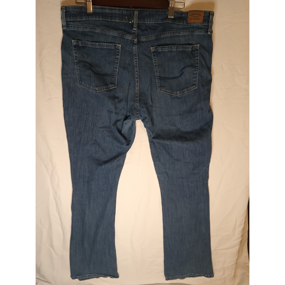 Women's Levi Strauss 16 Long Mid-rise Bootcut. Dark Wash Denim Jeans. 33x34. - Picture 2 of 5